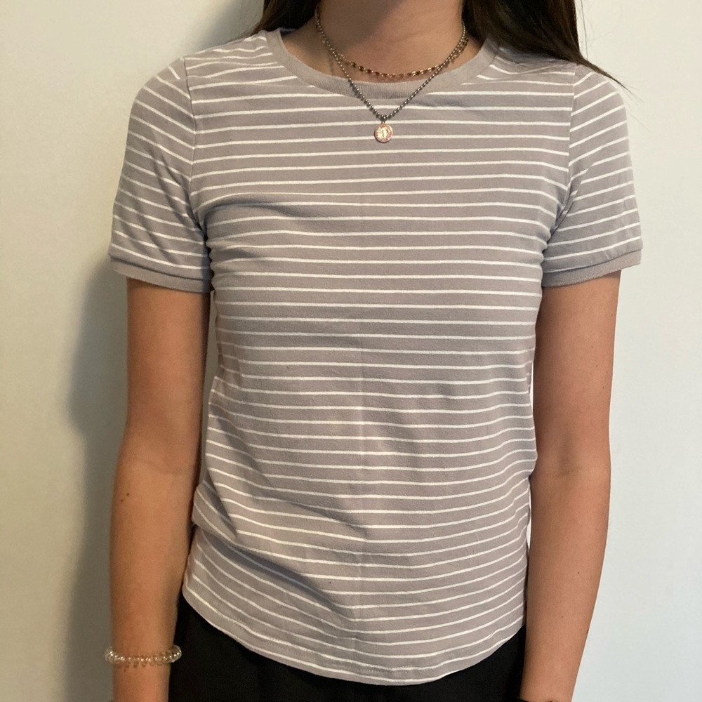 stripped t-shirt